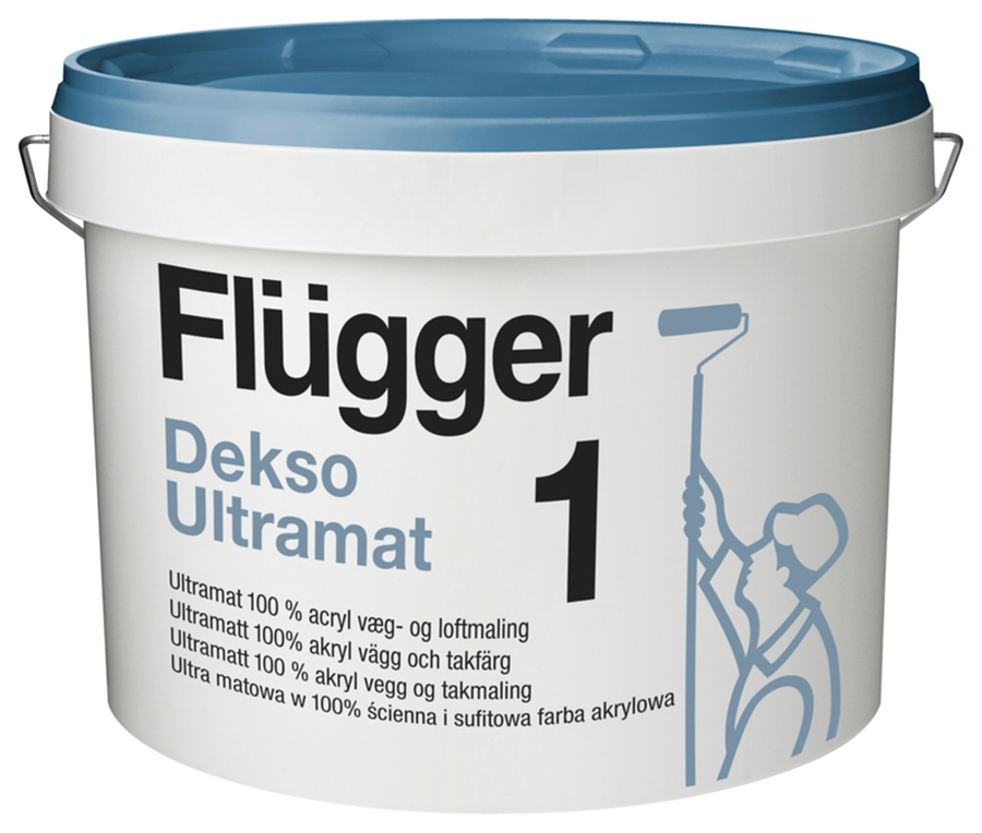 Flugger Dekso Ultramat 1 краска акриловая ультраматовая