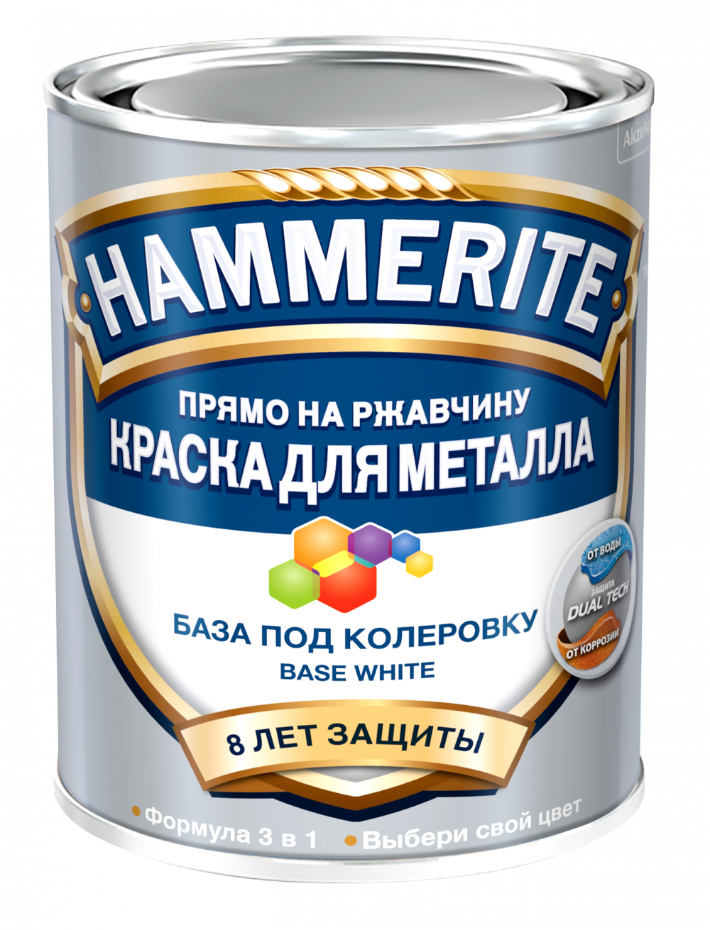 Hammerite эмаль прямо на ржавчину база под колеровку 8 лет защиты