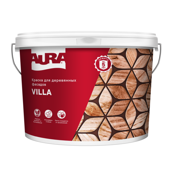 Aura Villa краска для деревянных фасадов