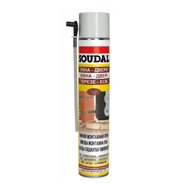 Soudal Пена монтажная стардартная зимняя 45