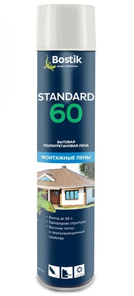 Bostik Standard 60 бытовая полиуретановая пена