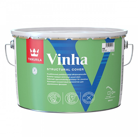Tikkurila Vinha кроющий антисептик для древесины водорастворимый