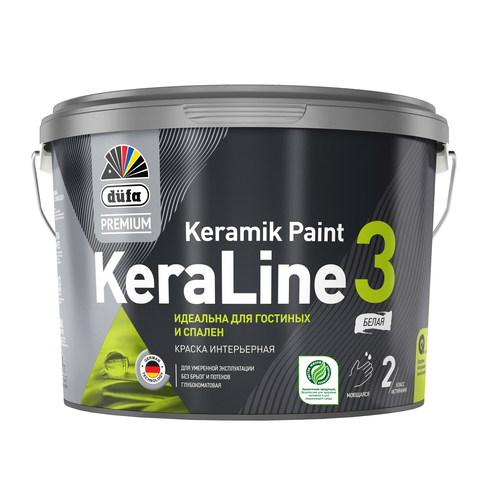 Dufa Premium KeraLine Keramik Paint 3 краска для стен и потолков