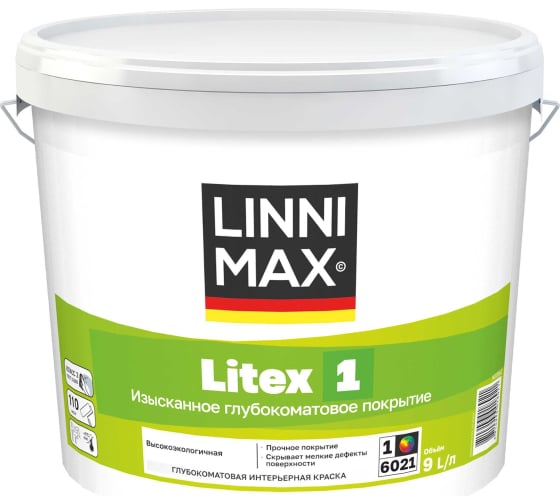 Linnimax Litex 1 краска латексная водно-дисперсионная для стен