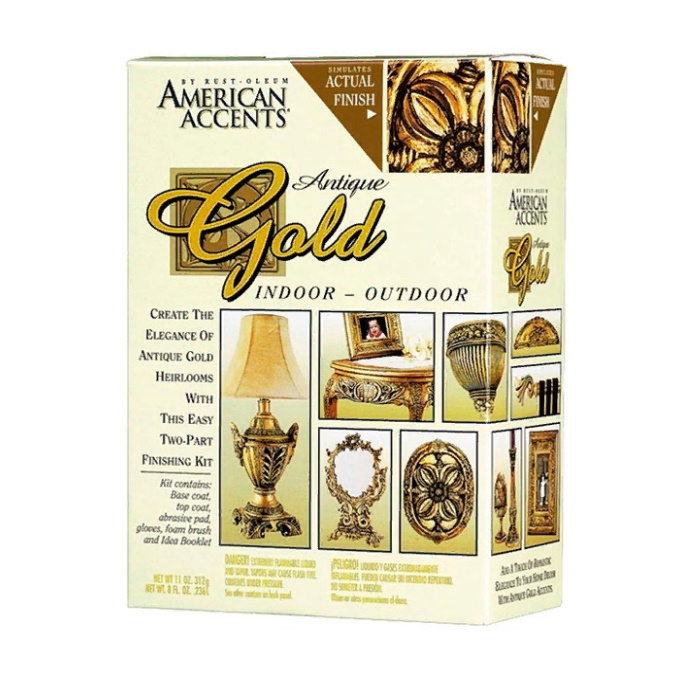 Rust-Oleum American Accents Antique Gold краска эффект античности