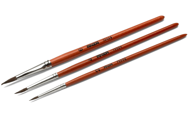 Anza 700004 кисть для акварели, набор