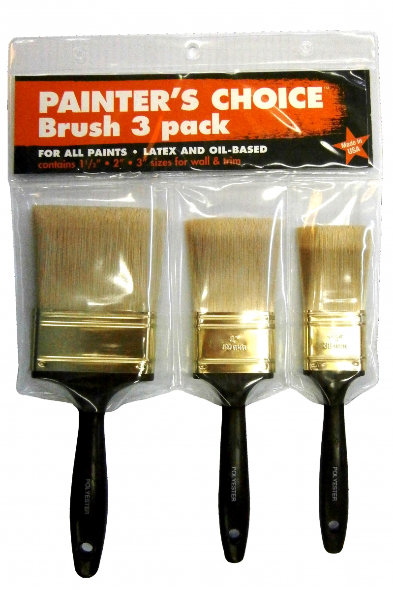Wooster Комплект из трех кистей PAINTERS CHOISE BRUSH многоцелевая