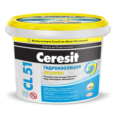 Ceresit CL 51 гидроизоляция эластичная полимерная 
