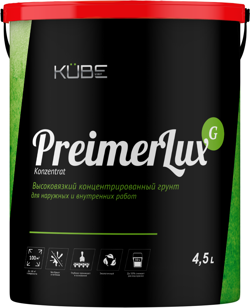 Kube PreimerLux грунт глубокого проникновения высоковязкий, концентрированный