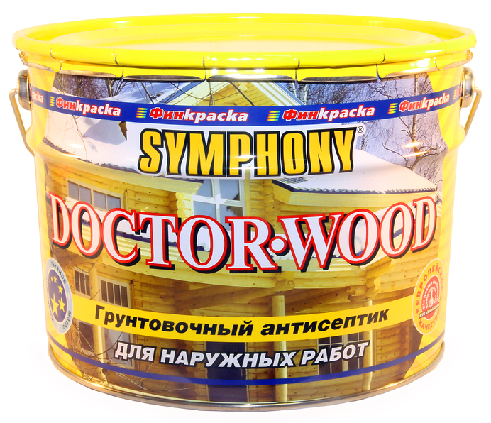 SYMPHONY DOCTOR WOOD матовый грунтовочный антисептик на основе льняного масла