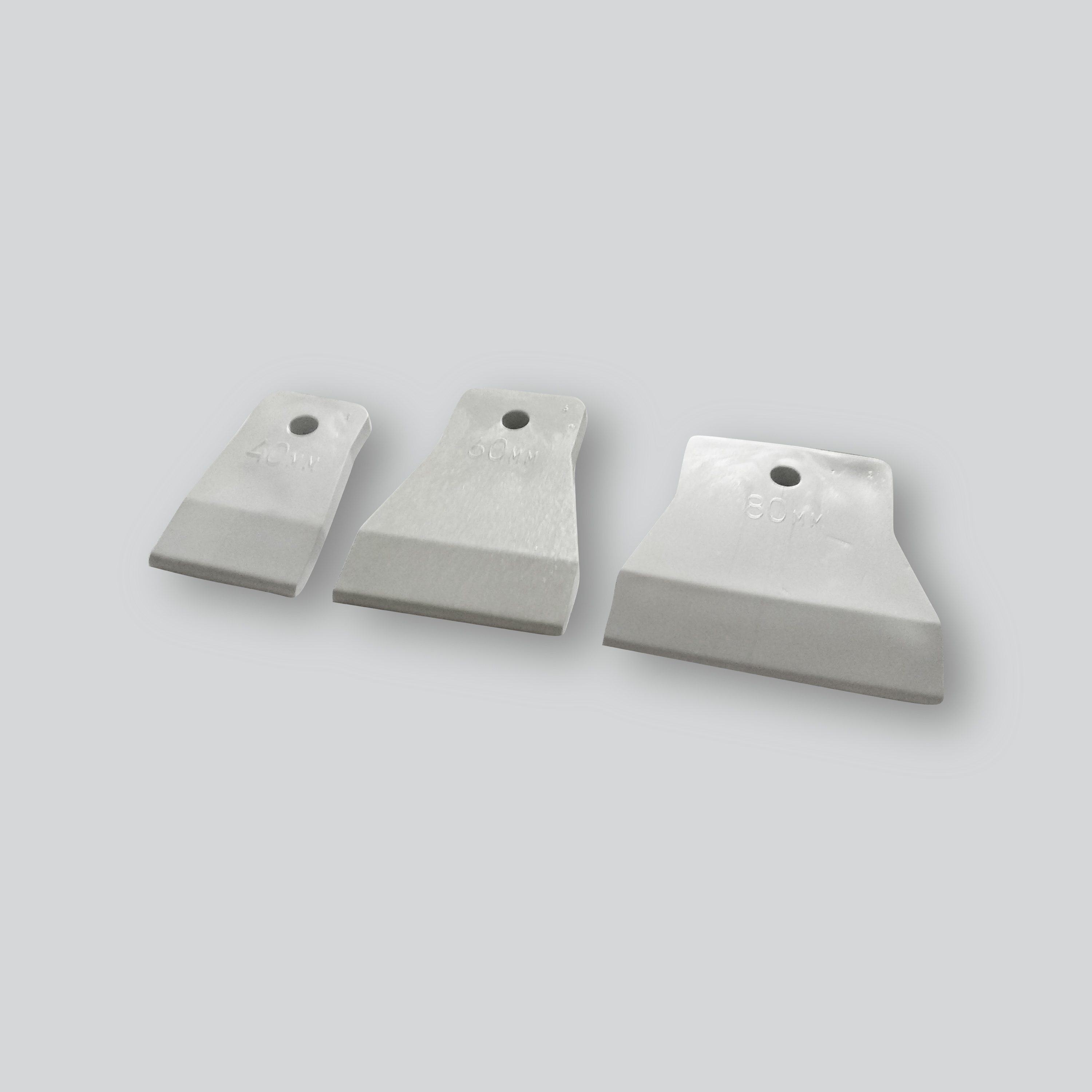 Decor Шпатели резиновые серии "White Edition", Набор шпателей 3 шт для затирки кафельных швов