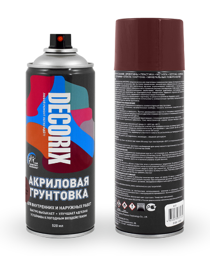DECORIX Аэрозольная грунтовка по ржавчине