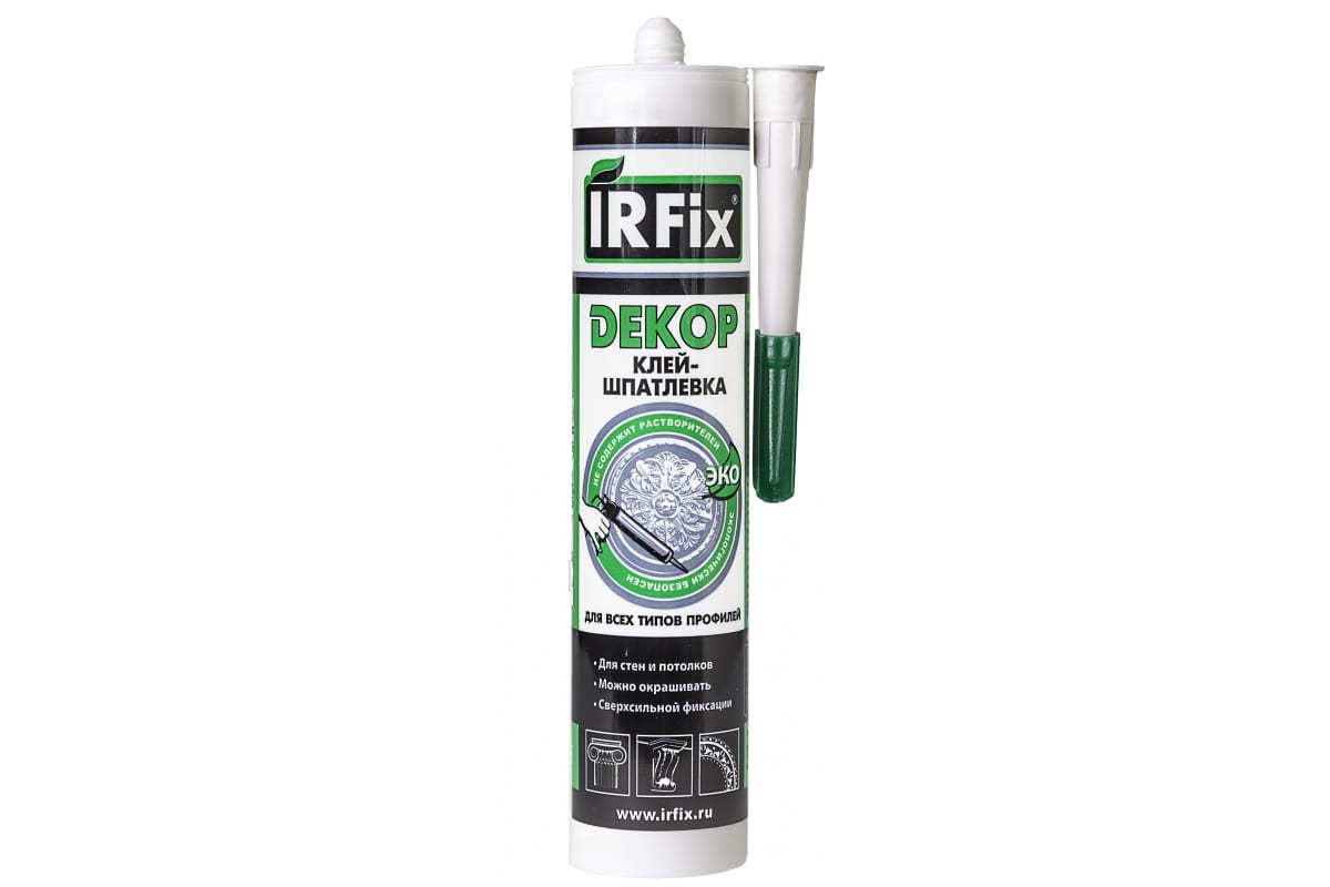 IRFIX DECOR Клей - шпатлевка белый