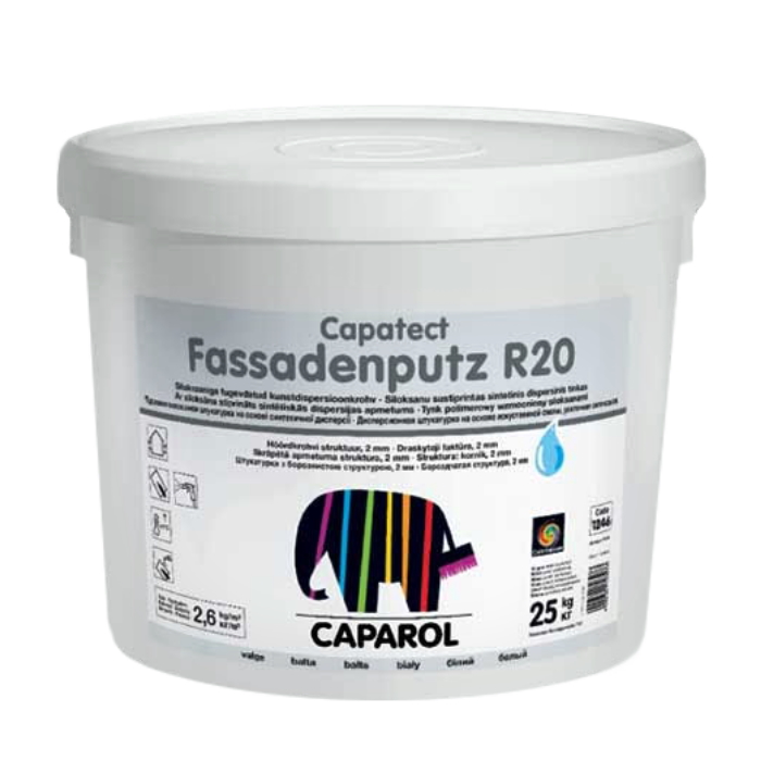Caparol Capatect Fassadenputz R20 Дисперсионная структурная штукатурка