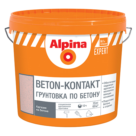 Alpina Expert Бетон-контакт Beton Kontakt грунтовка по бетону