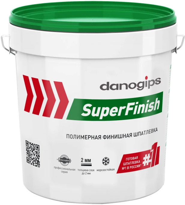 Danogips SuperFinish шпатлёвка готовая финишная