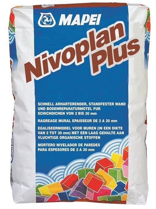 Mapei Nivoplan Plus штукатурка цементная 5-50