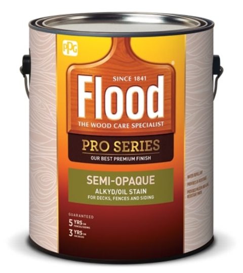 PPG Flood Pro Semi-Opaque Полуукрывное масло/пропитка для наружных работ