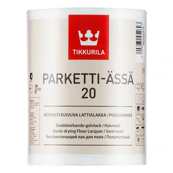 Tikkurila Parketti Assa 20 лак паркетный 