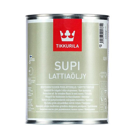 Tikkurila Supi Lattiaoljy масло для пола в бане и влажных помещениях