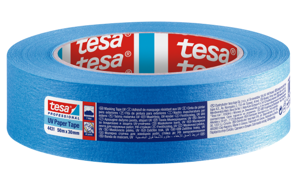 Tesa лента малярная УФ стойкая синяя