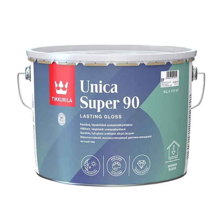 Tikkurila Unica Super 90 яхтный лак глянцевый