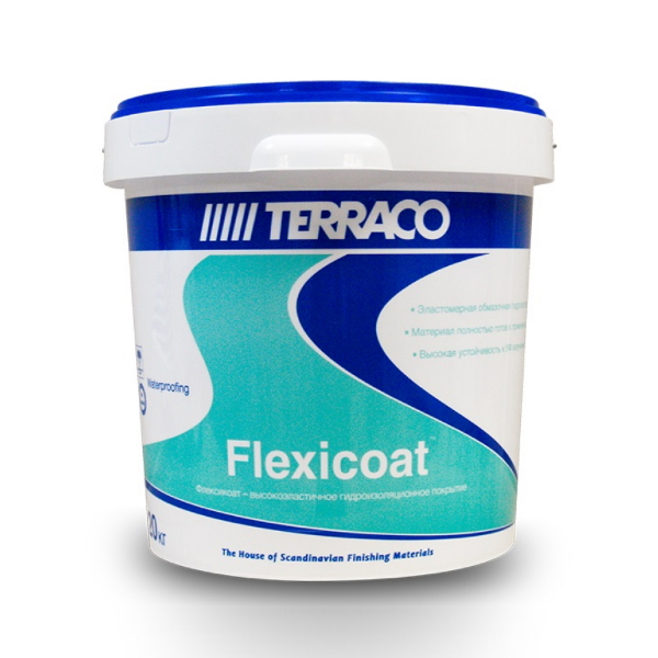 Terraco Flexicoat гидроизоляционное покрытие для сан узлов