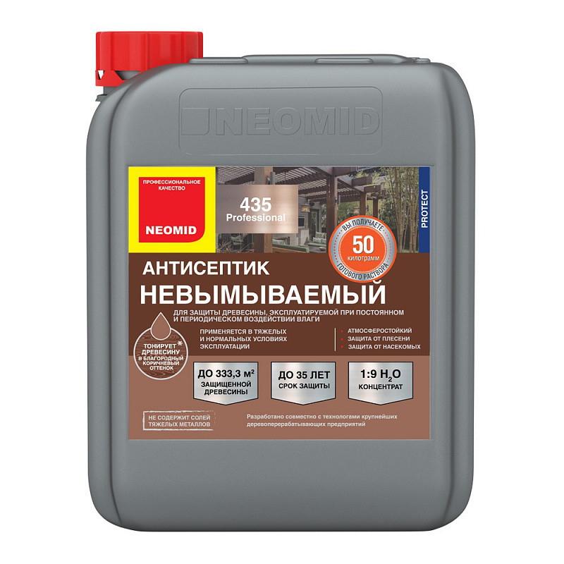 Neomid 435 Eco Невымываемый Антисептик декоративный