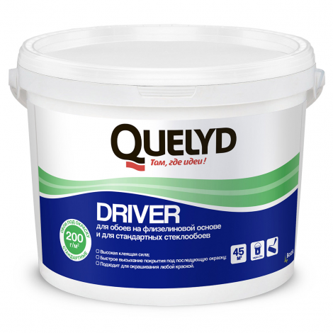 Quelyd Driver клей для обоев и стеклохолста